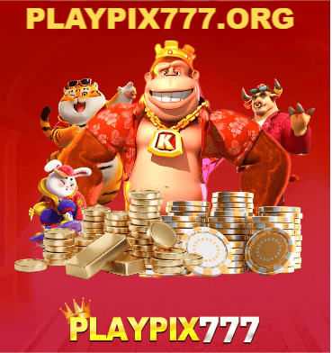 logotipo da plataforma PLAYPIX777 onde você poderá se cadastrar gratuitamente